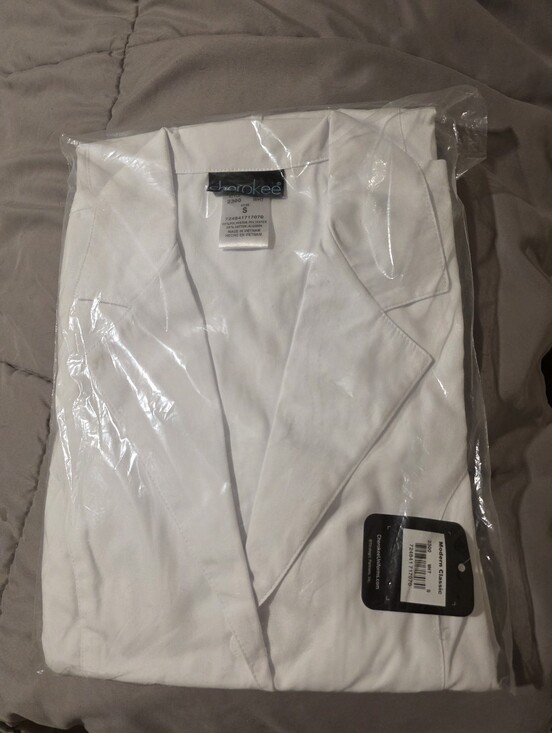 Cherokee Jackets & Blazers - Cherokee Women's Fashion White Lab Coat 2 Count